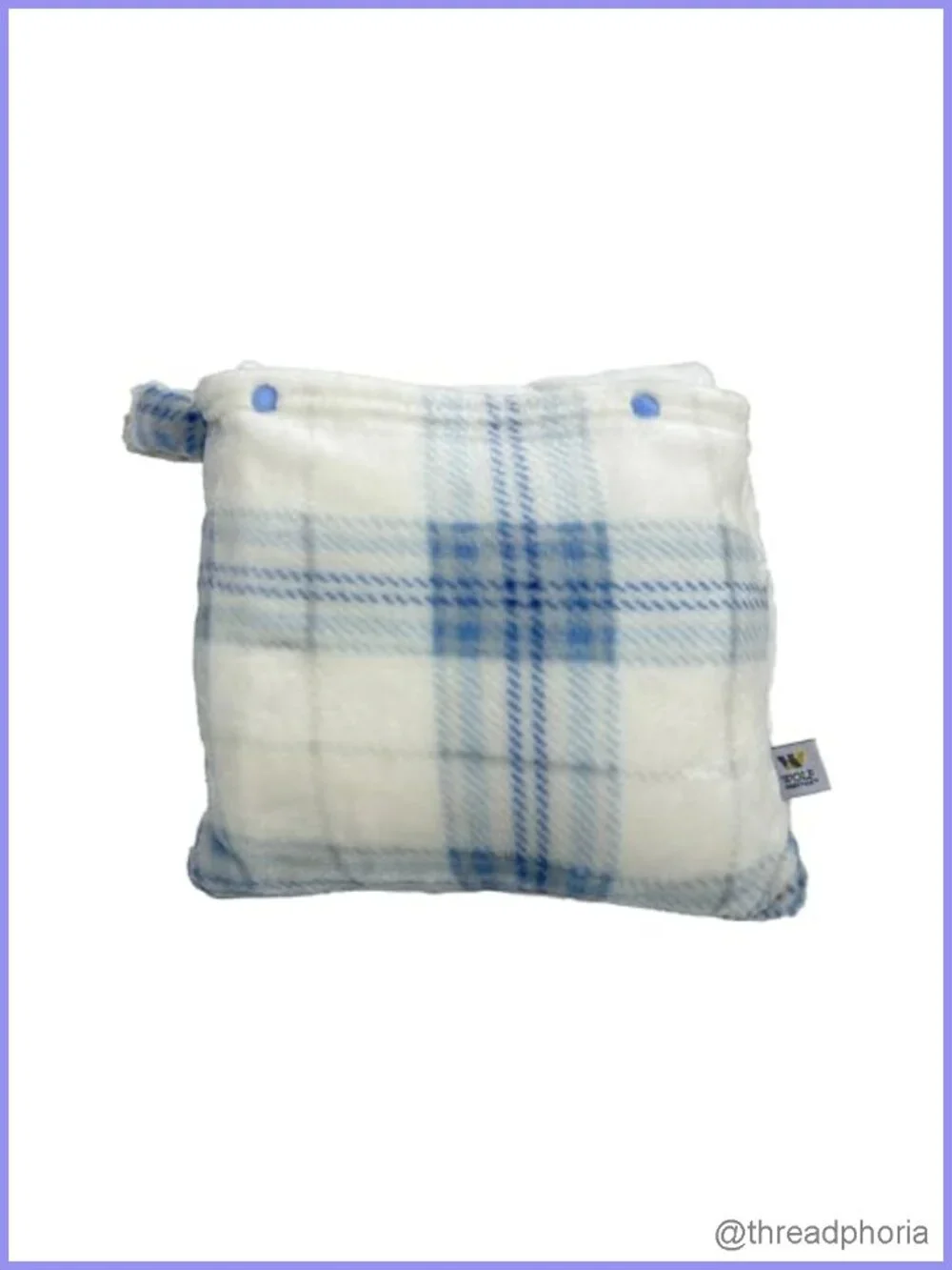 Recycled Fleece Scarf with 6 Pockets - Cozy Travel Essential